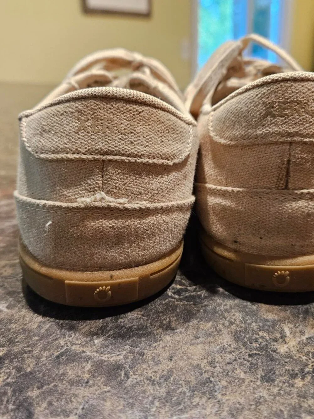 Women's Xero Shoes Dillon Canvas Sneakers, natural/gum color, size 11